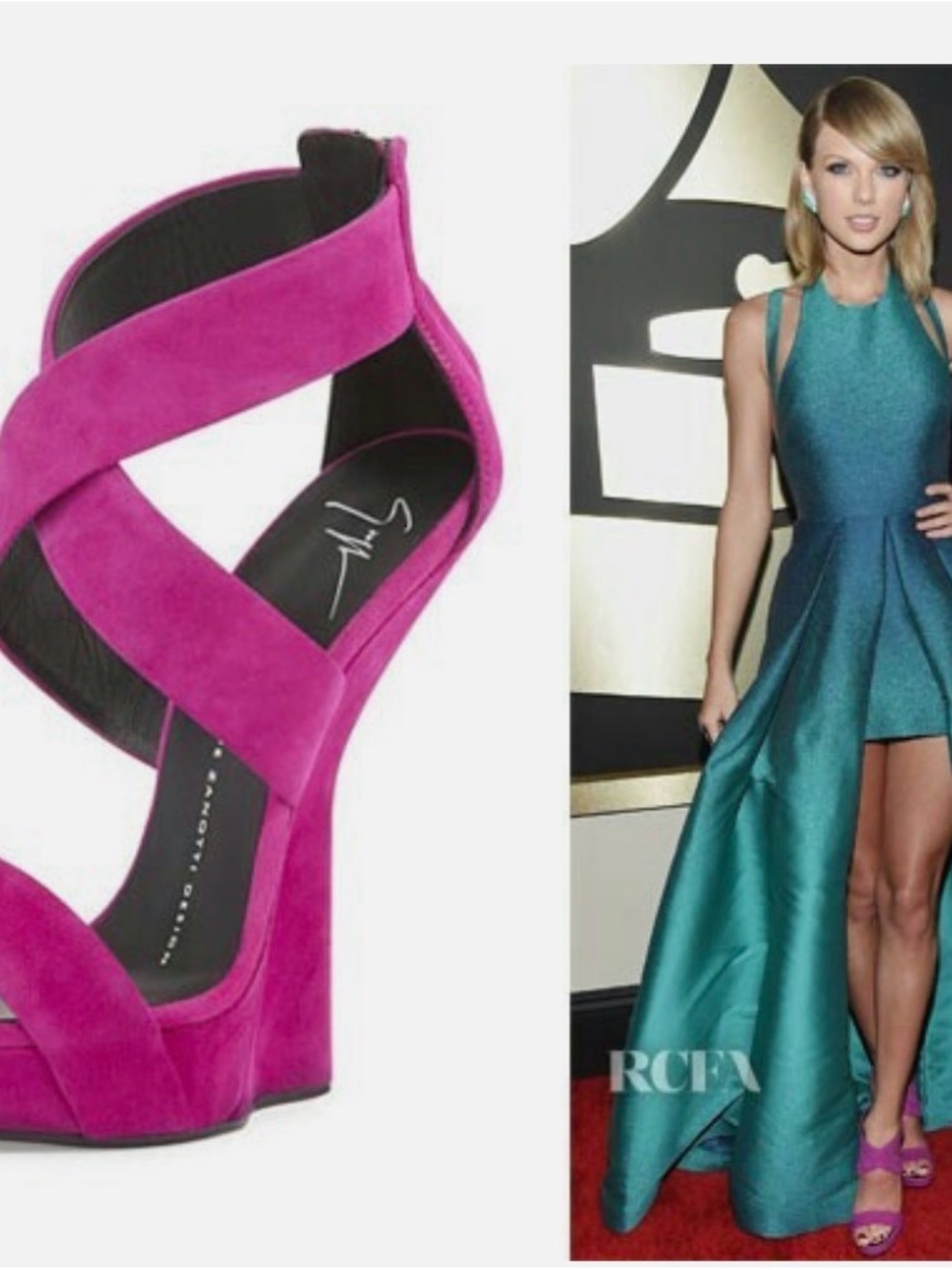 Giuseppe Zanotti Cobalt Blue Suede Platform Sandals - Picture 13 of 13